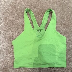 ALO Yoga Bright Green Sports Bra